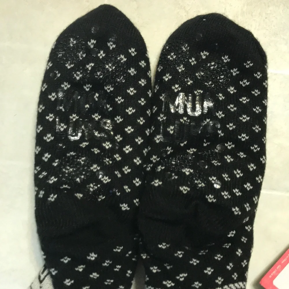 2 pair Muk Luk cozy socks